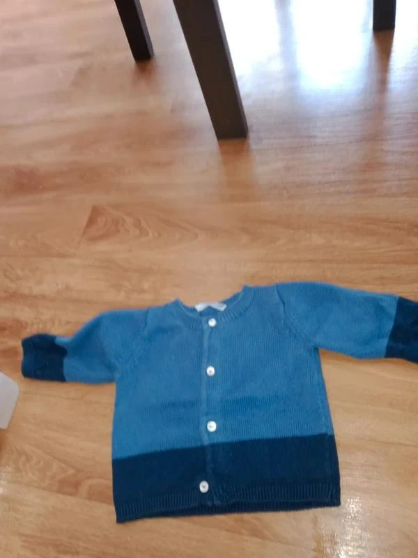 jacadi gilet bleu taille 1 mois